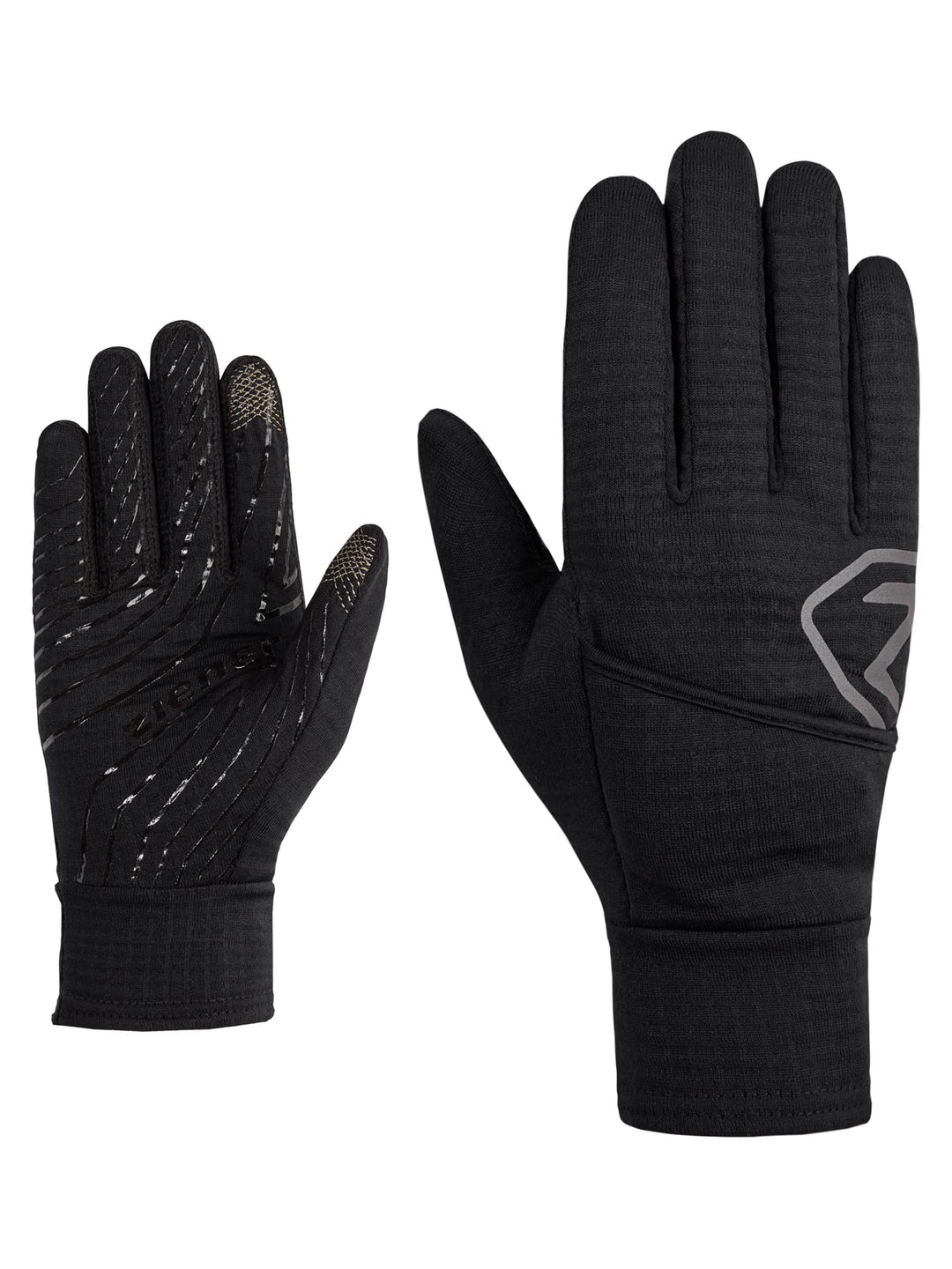 Ziener Herren Ivano Freizeit-/ Funktions-/ Outdoor-Handschuhe | Touch, Überzieh-Fäustling 8 Schwarz,