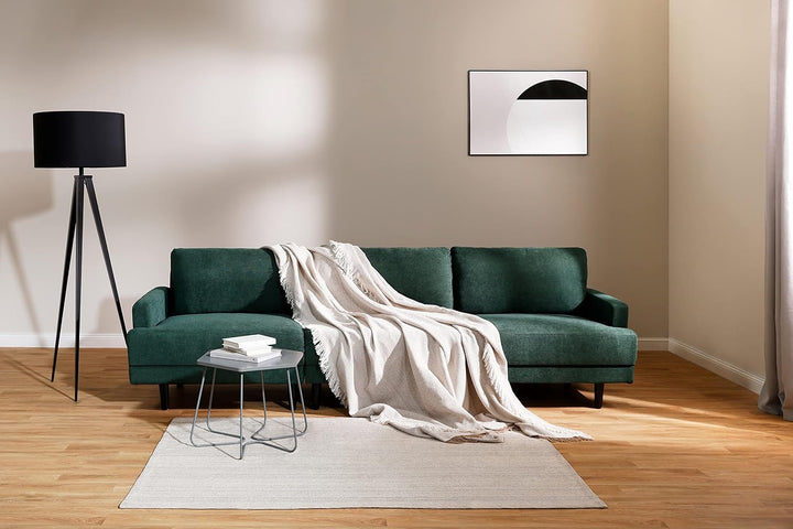 Mehrzweckdecke Oslo, Plaid, 180 x 270 cm, Beige