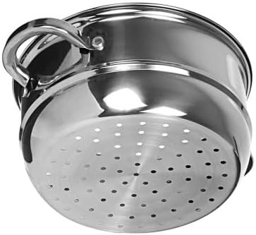 Mantowarka Dampfkocher (Silber, 5Teile) Silber 5Teile, Silber 5Teile