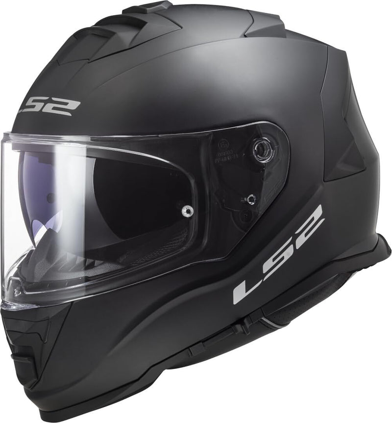 LS2 Motorradhelm FF800 STORM SOLID MATT BLACK, Schwarz, XXL XXL Schwarz, XXL Schwarz