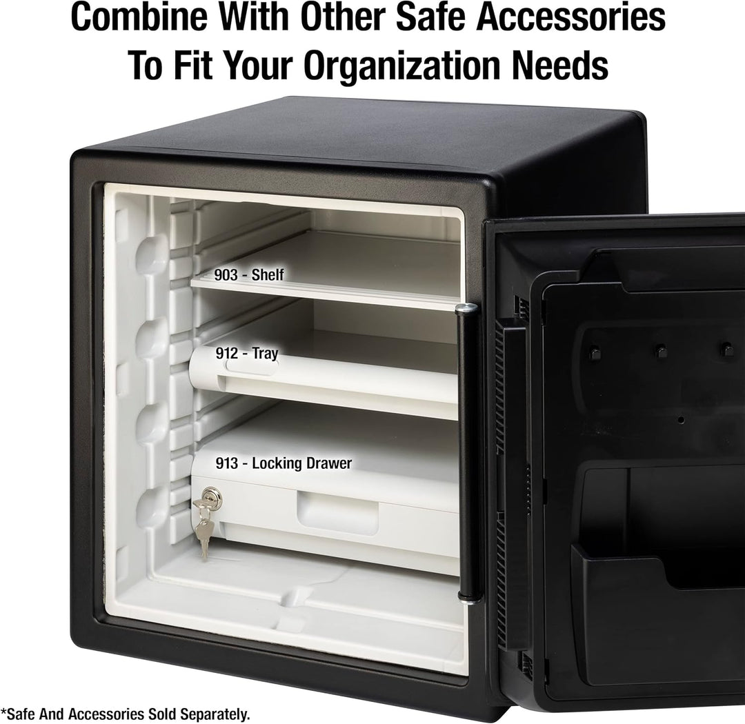 SentrySafe Locking Drawer Zubehör, weiss, for SFW082 and SFW123 Abschliessbare Schublade, Abschliess