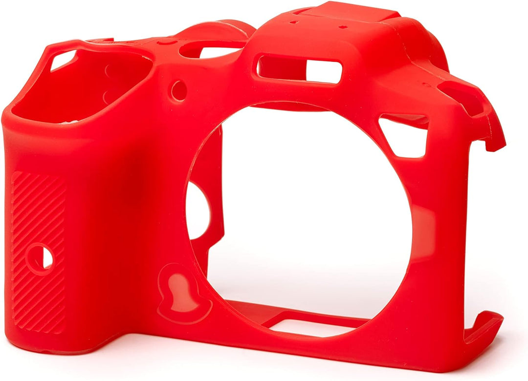 easyCover - Silikon Kameratasche - Schutz für Ihre Kamera - Canon R7 - Rot Red, Red