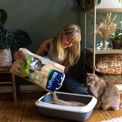 Biokat's Natural Care - Feine klumpende Katzenstreu aus nachwachsenden und kompostierfähigen Pflanze