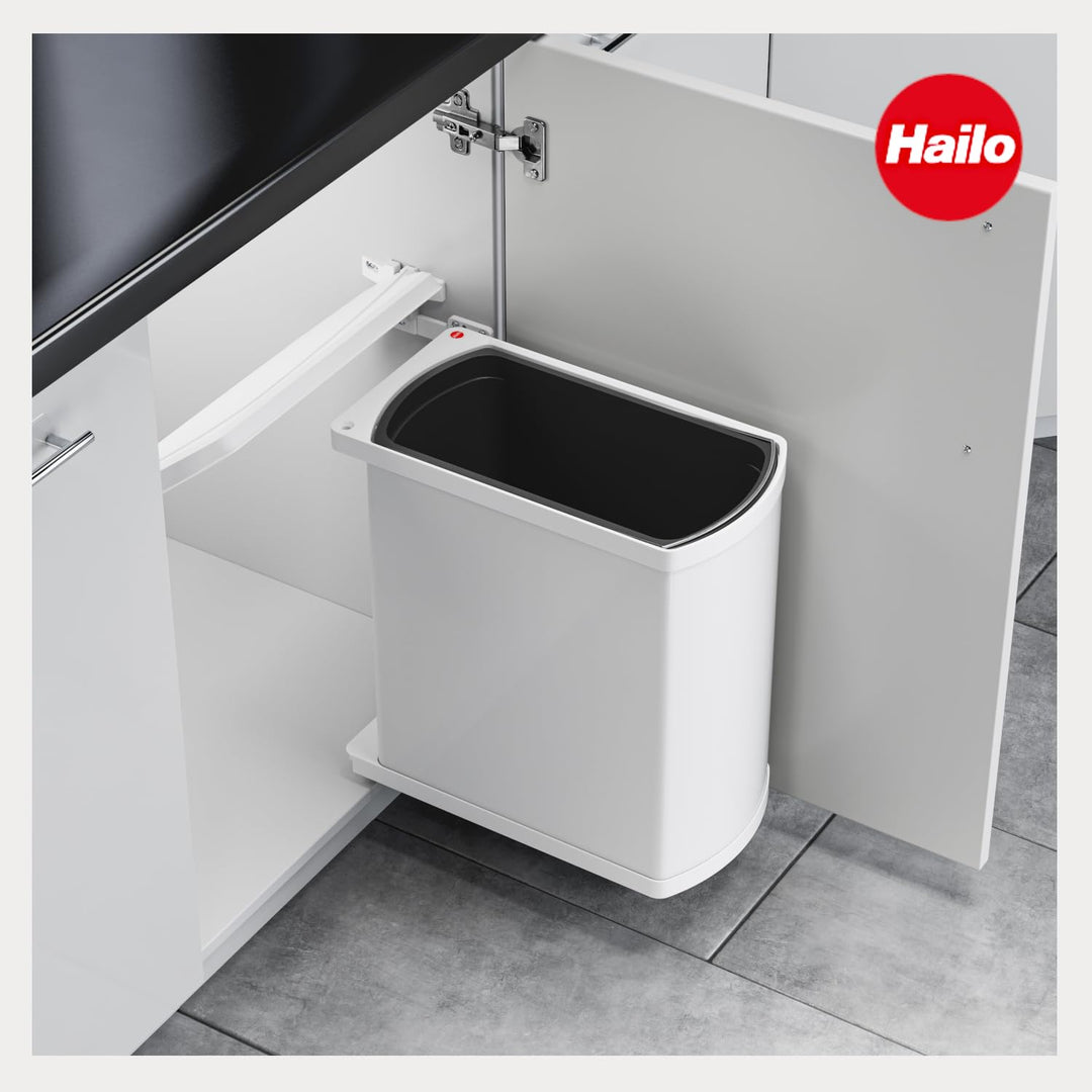Hailo 3418001 Abfallsammler MF Swing 45.1/18 w für Schränke ab 450 mm Breite mit