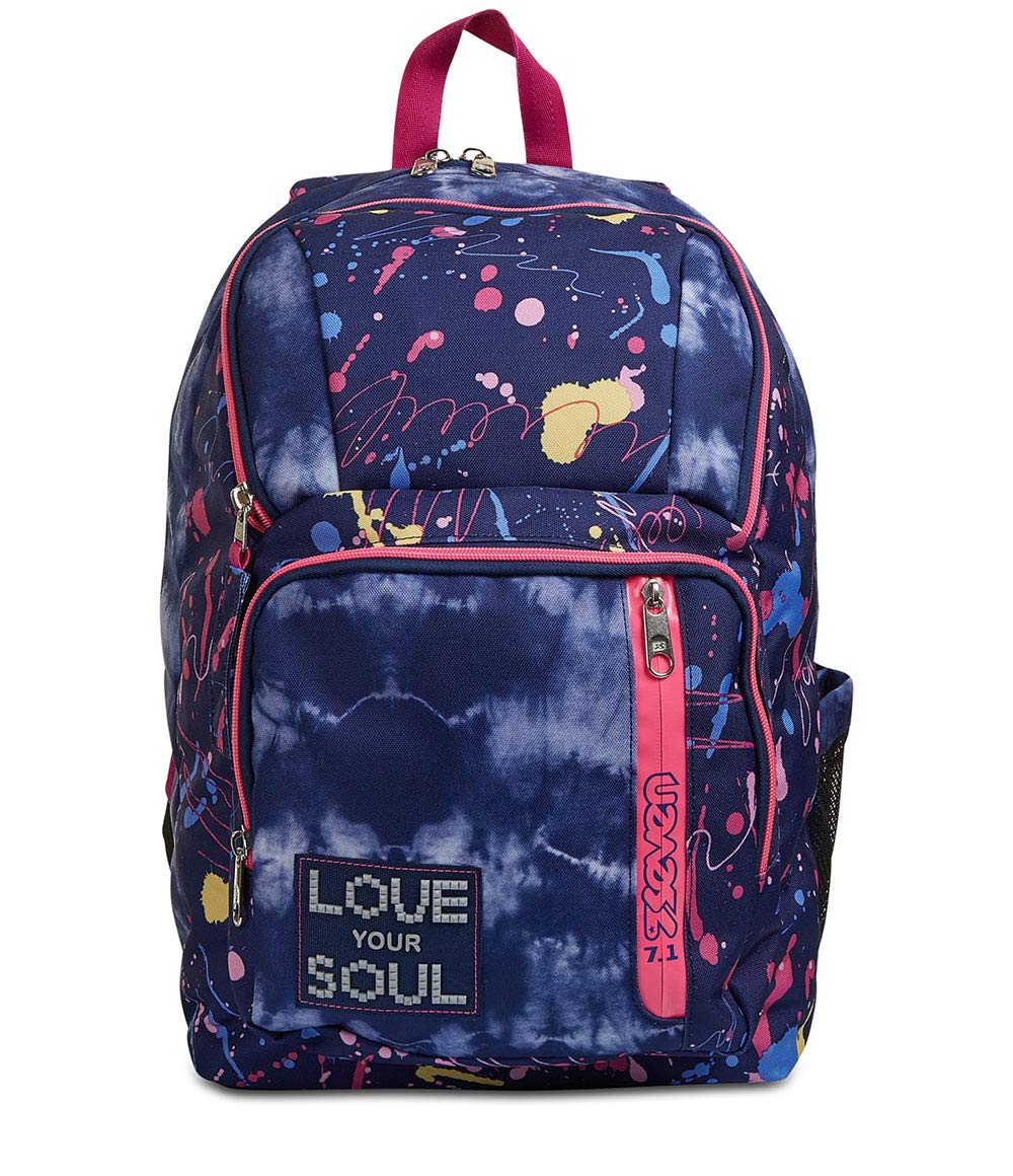 SEVEN Rucksack POINT OUT, Backpack für Schule, Uni & Freizeit, Geräumige Schultasche für Teenager, M
