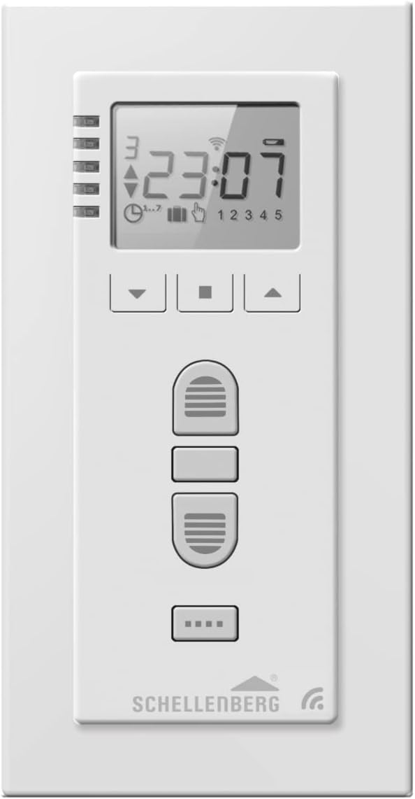 Schellenberg 20037 Premium Zeitschaltuhr für elektrische Rollladenmotor, Garage, Steckdosen oder Lic