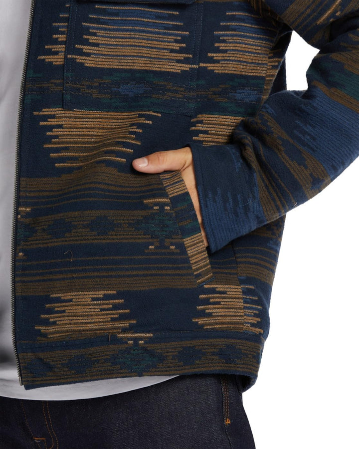 Billabong Herren Barlow Sherpa Windbreaker XL Navy, XL Navy