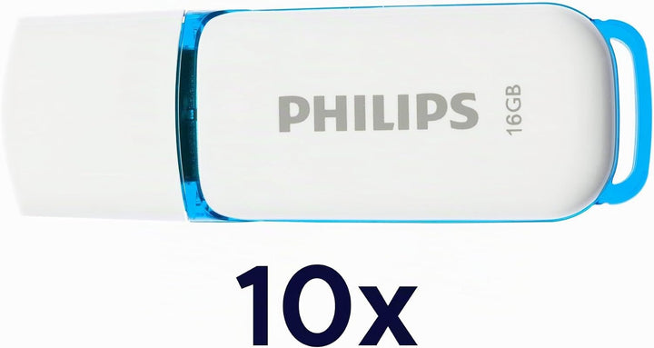 Philips Snow Edition 2.0 USB-Flash-Laufwerk USB-Stick 10x 16GB für PC, Laptop, Computer Data Storage