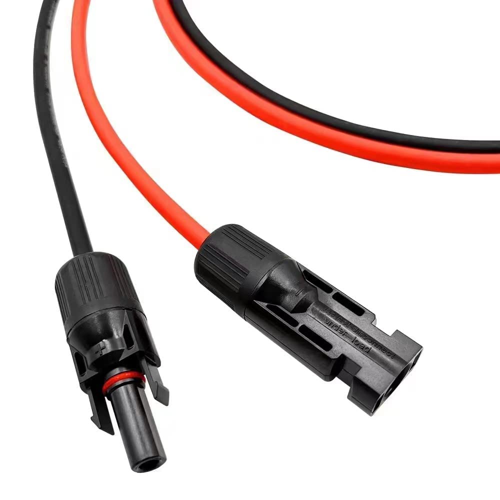 Solarkabel 6mm²/4mm², Solarkabel Verlängerung 2/3/5/10M, Solarkabel Verlängerungskabel mit Buchsen u