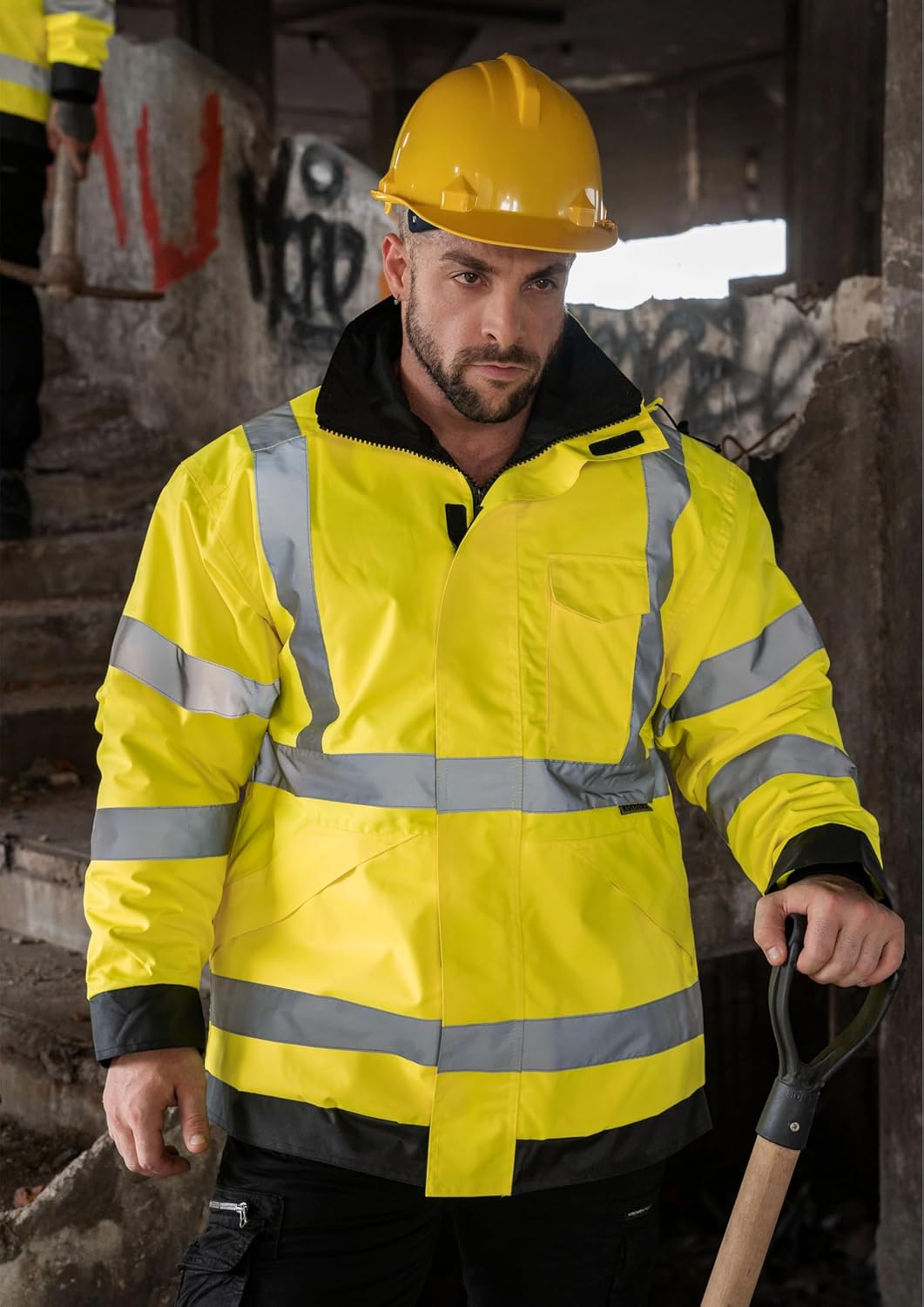 Korntex Kxrjg Regenjacke XL High-Viz Gelb, XL High-Viz Gelb