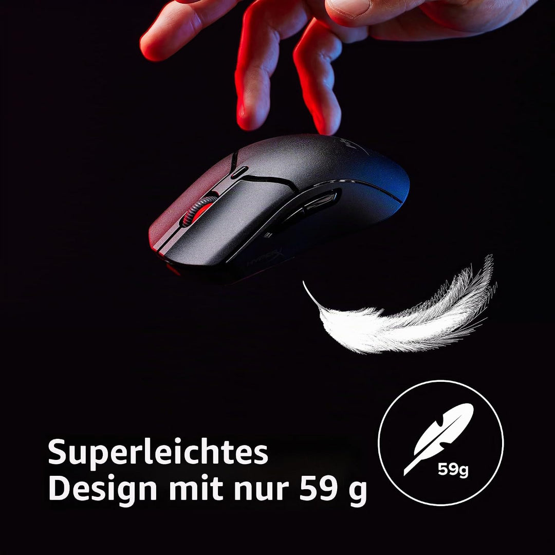 HyperX Pulsefire Haste 2 Mini Schwarz Wireless Pulsefire Haste 2 Mini, Schwarz Wireless Pulsefire Ha