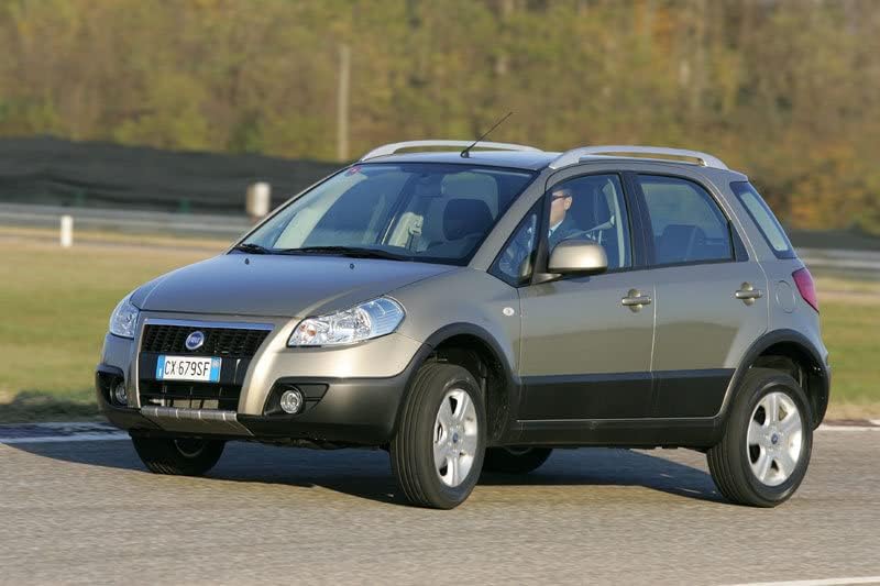 Fussmatten für FIAT Sedici 2006–2014, massgeschneidert, rutschfest, Absatzschoner aus PVC, Befestigu