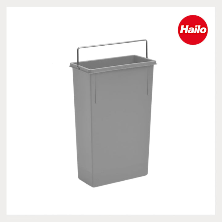 Hailo Inneneimer 7 Liter signalgrau - 1068909 Hellgrau, Hellgrau