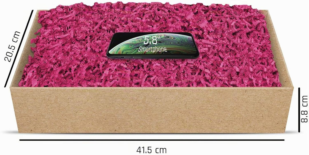 Geschenkfüllmaterial Umweltfreundliches Papierfüllmaterial viele Farben 125g-1kg (Fuchsia, 500g) Fuc