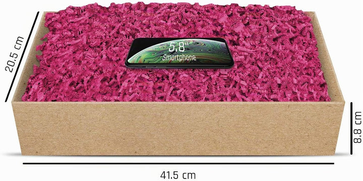 Geschenkfüllmaterial Umweltfreundliches Papierfüllmaterial viele Farben 125g-1kg (Fuchsia, 500g) Fuc