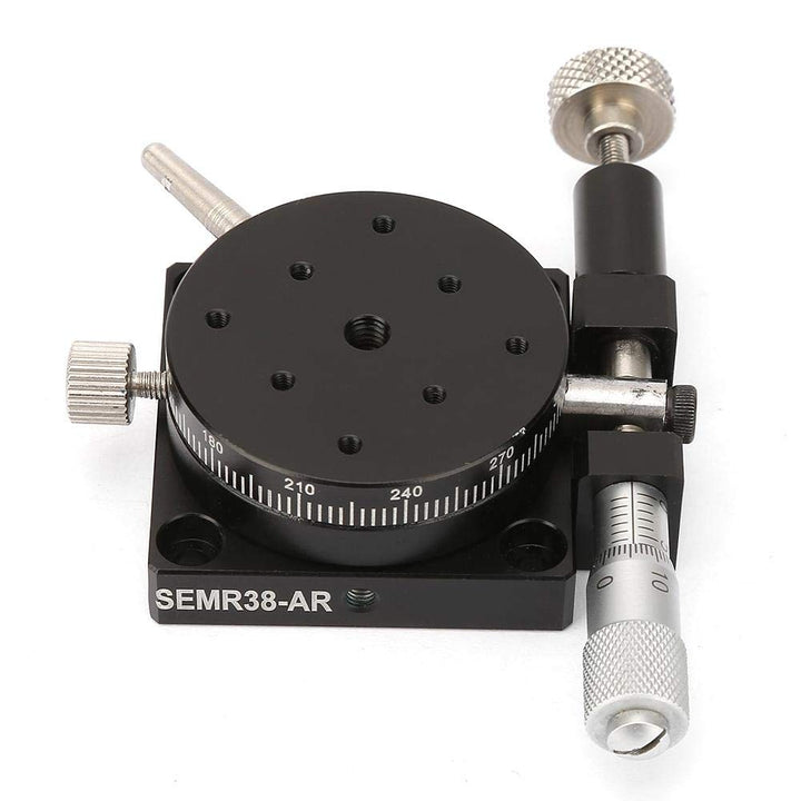 Lineartisch, 38 mm x 20 mm R38 Manueller Drehtisch Präzisionslager für Drehbühnen Gleit-Tuning-Tisch