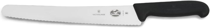 Victorinox Fibrox Konditorsäge mit Wellenschliff, Langes Küchenmesser für Kuchen und Backwaren, 26 c