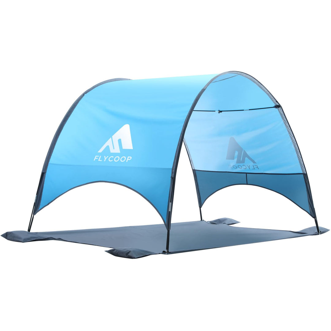 Strandmuschel mit UV-Schutz UPF 50+ – Tragbares Beach Canopy & Sonnenschutz für Strand, 360° Belüftu