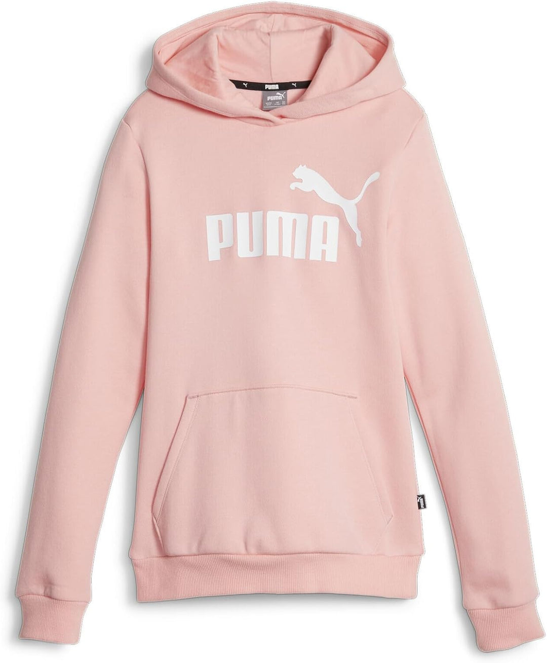 PUMA Damen Ess Logo Hoodie Tr Sweatshirt 104 Peach Smoothie Pink, 104 Peach Smoothie Pink
