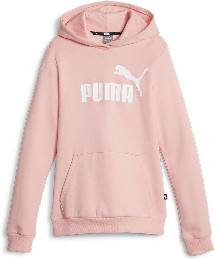 PUMA Damen Ess Logo Hoodie Tr Sweatshirt 104 Peach Smoothie Pink, 104 Peach Smoothie Pink