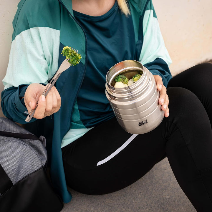 Esbit Thermobehälter Majoris für Essen - Warmhaltebehälter 600 ml in Edelstahl - aus Edelstahl für w