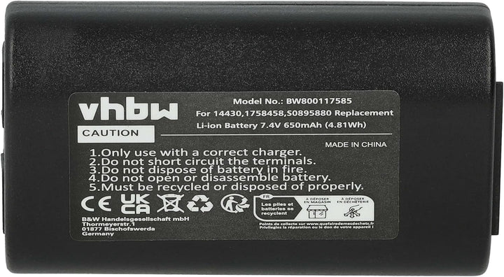 vhbw Akku kompatibel mit Dymo LabelManager 260, 260P, 280, PnP Drucker Kopierer Scanner Etiketten-Dr