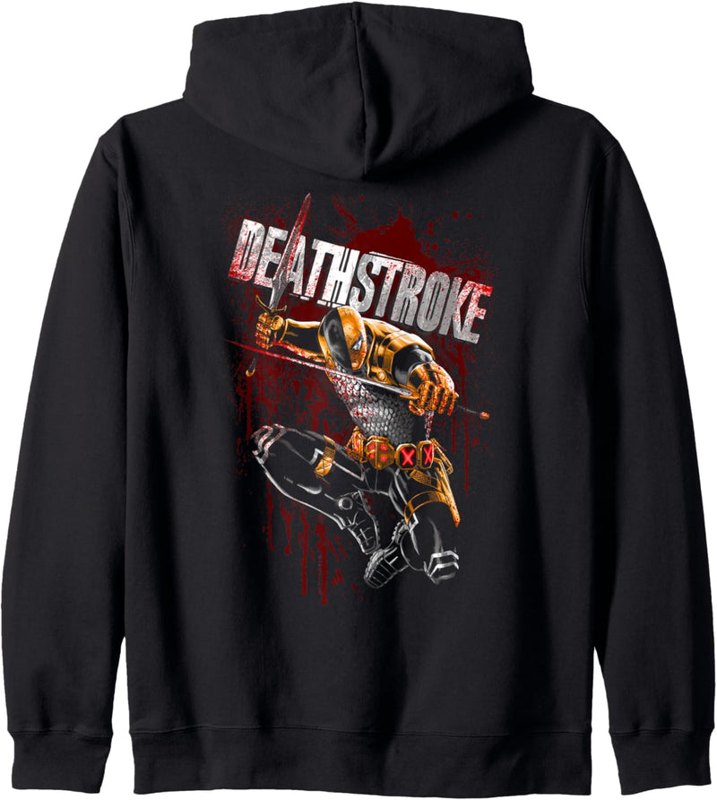 Batman Deathstroke Blood Splattered Kapuzenjacke