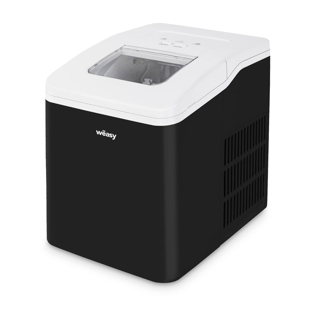 Wëasy KW12 Eiswürfelmaschine/ 12 kg Eiswürfel pro Tag / Sichtfenster / 2,2 Liter Wassertank / Wasser