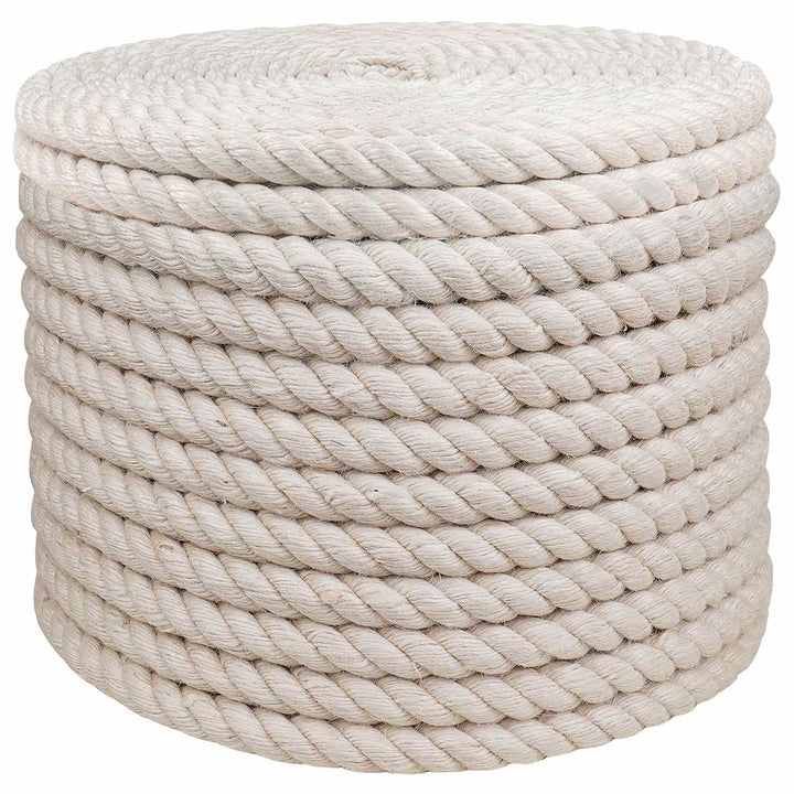 vidaXL Juteseil 20 Weiss 100% Tossa Naturseil Gartenseil Juteseil Mehrzweckseil Bastelseil für Innen