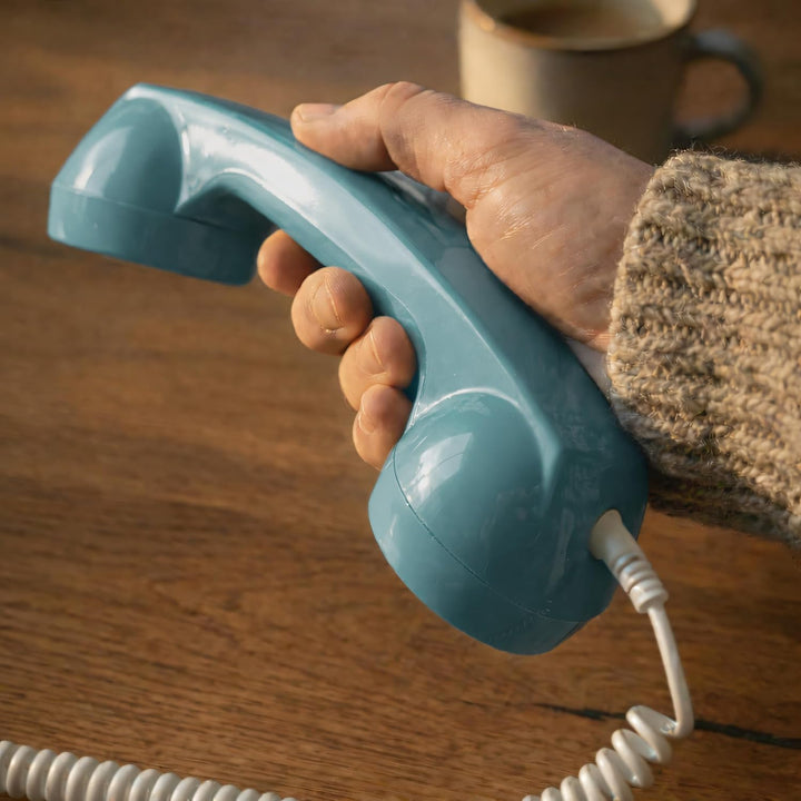 Opis 60s Micro - Retro Handyhörer für Android Smartphones, Tablets, Notebooks und Handys in der Form
