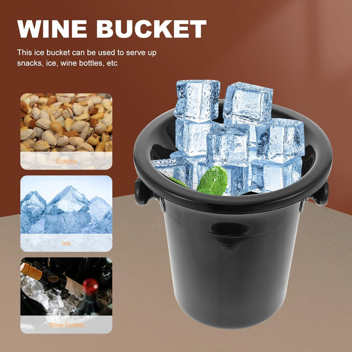 BESTonZON 2st Champagner Spucknapf Kühlbehälter Eiswürfeleimer Mini-kühlschrank Eimer Für Cocktailba