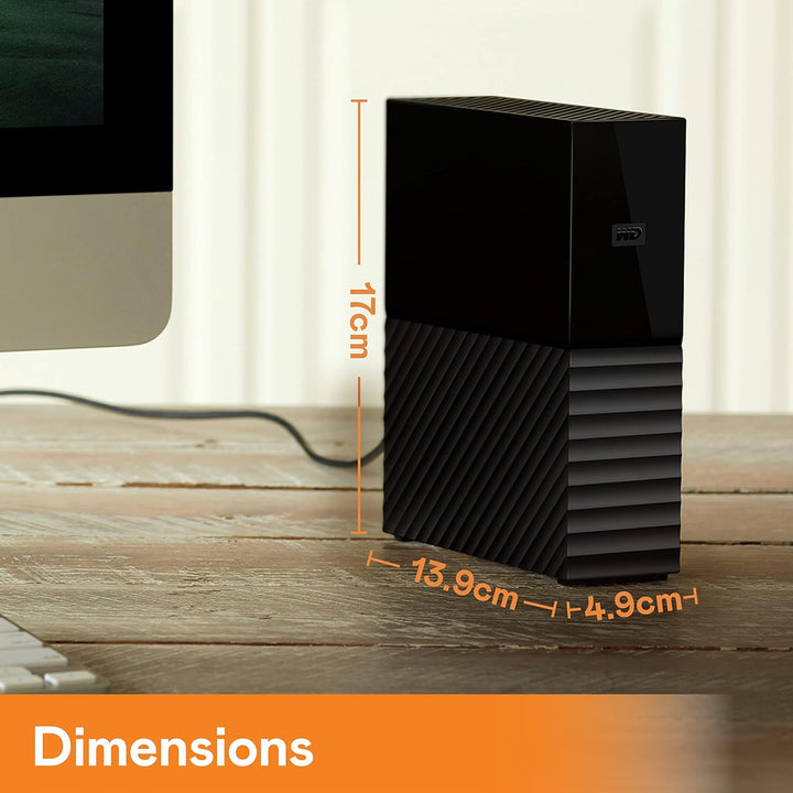 WD My Book 18 TB USB 3.0 Desktop-Festplatte mit Passwortschutz (Desktop-Speicher, Sicherungssoftware