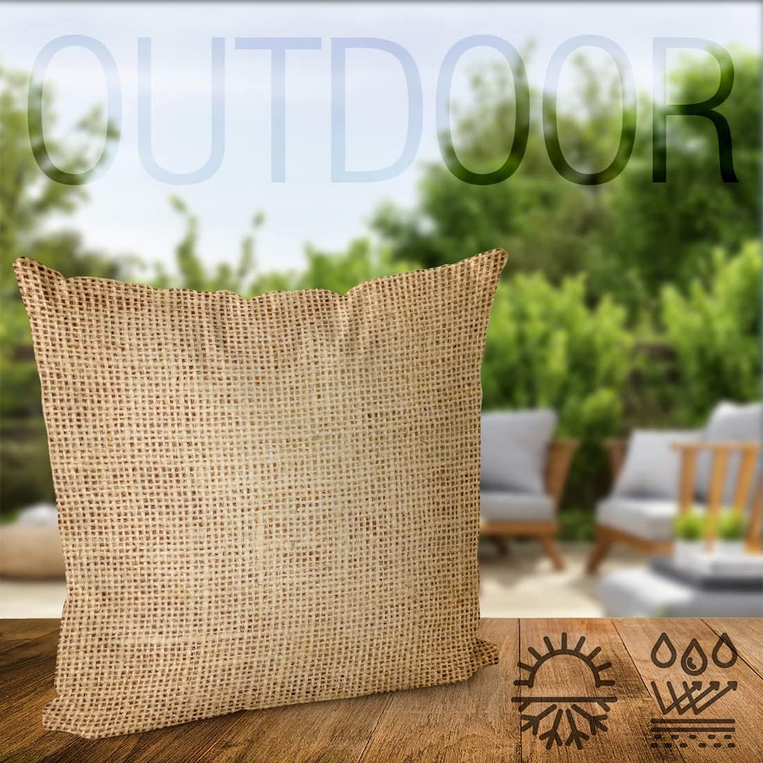 VOID Burlap Textur Kissenbezug Kissenhülle Sofakissen Kissen Deko Outdoor-Kissen Dekokissen, Kissen