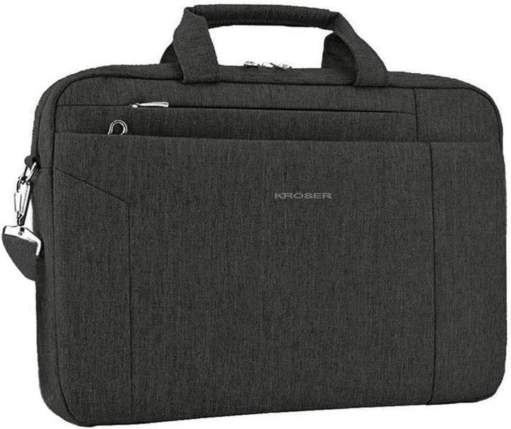 KROSER Laptop Tasche 15.6 Zoll Notebooktasche Aktentasche Tablet Tasche Schulter Umhängetasche Wasse