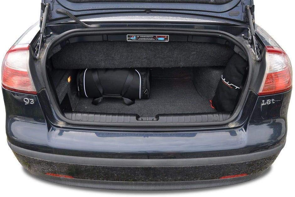 KJUST Dedizierte Reisetaschen 4 stk kompatibel mit SAAB 9-3 CABRIO II 2002-2011