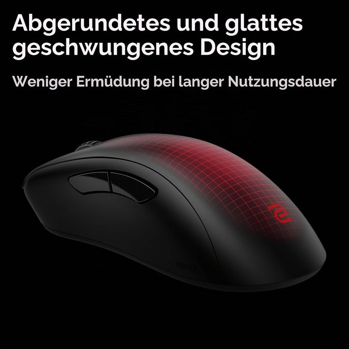 BenQ Zowie EC3-DW Kabellose 4K-Maus für E-Sport, Sportwissenschaft, optimierter 4K-Empfänger, 59 g,