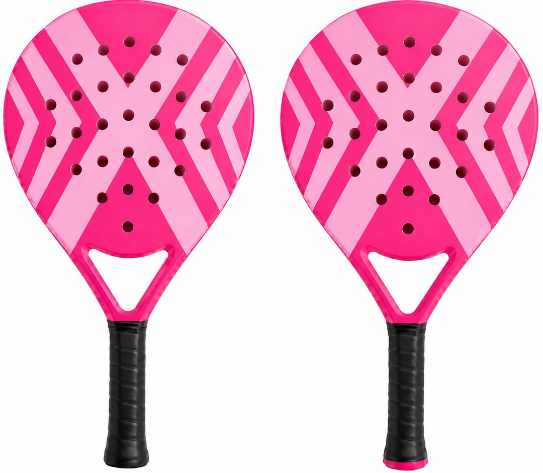 Padel Schläger Erwachsene Profi Racket Padelschläger Set mit Meshtasche Tennis Schläger für Anfänger