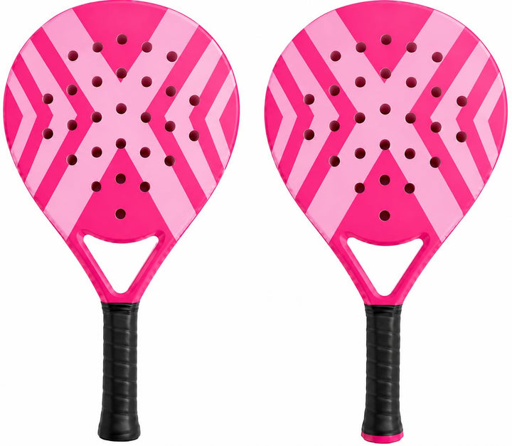 Padel Schläger Erwachsene Profi Racket Padelschläger Set mit Meshtasche Tennis Schläger für Anfänger