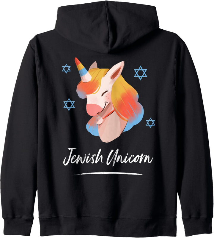 Jüdische Einhorn Cute Hanukkah Jewish Chanukka Family Kapuzenjacke