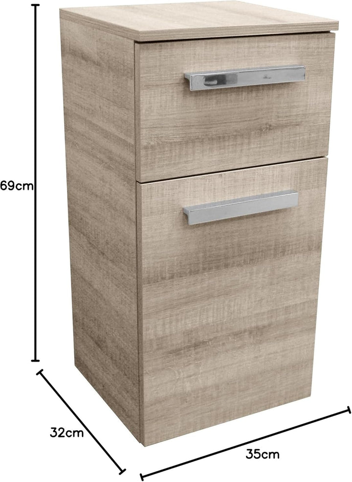 FACKELMANN Unterschrank A-VERO/gedämpfte Scharniere und Soft-Close-System/Masse (B x H x T): ca. 35