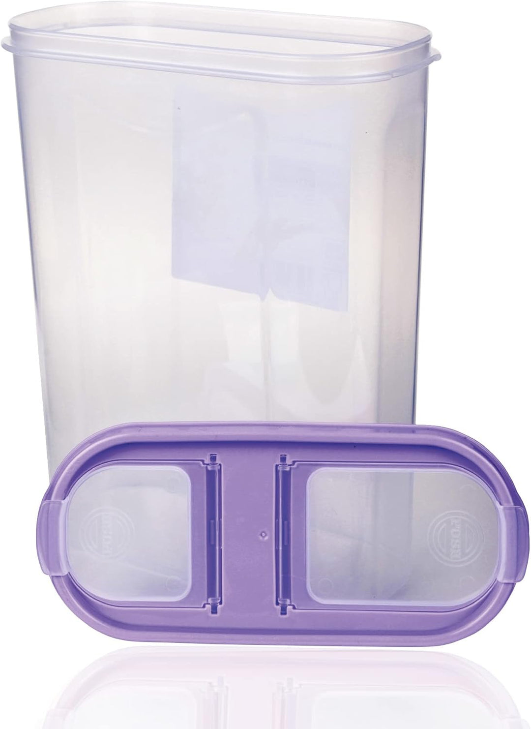 Bestgoodies Vorratsdosen mit Deckel (6er Pack - Lila) 2,8 Liter, Luftdicht Schüttdose BPA frei leben