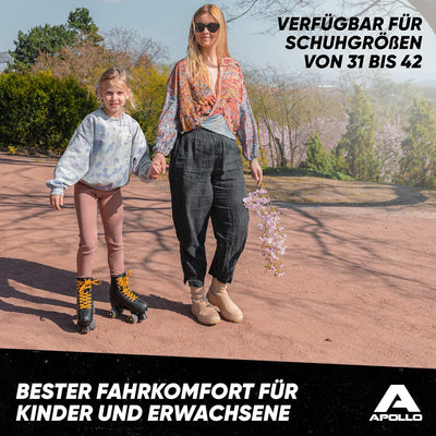 Apollo Disco Roller, Classic Roller | Rollschuhe für Kinder und Erwachsene | grössenverstellbare Qua