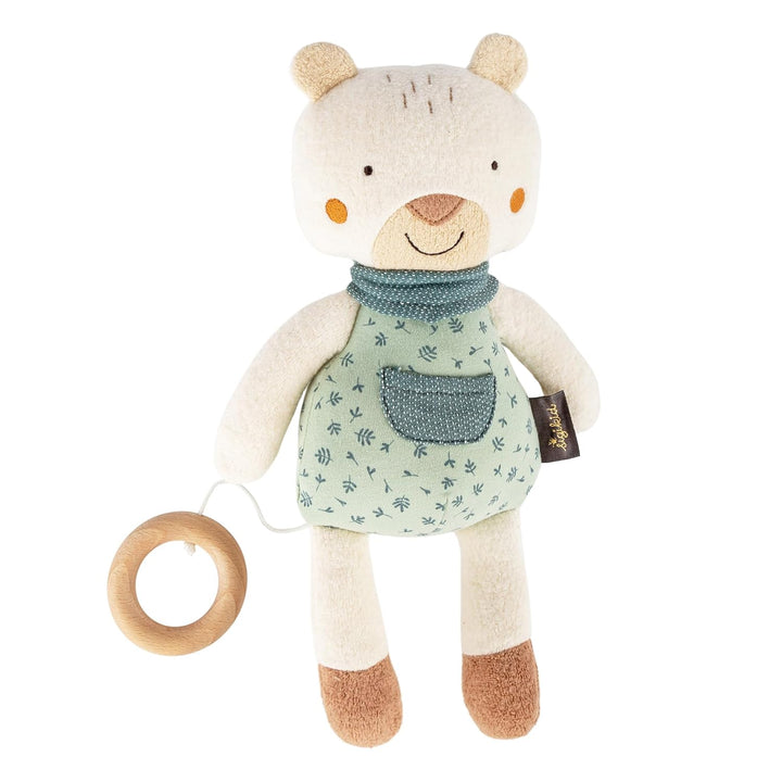 SIGIKID 39773 Spieluhr Bär, yellow für Mädchen und Jungen von 0 bis 36 Monaten Mint/Weiss/Bär, Mint/