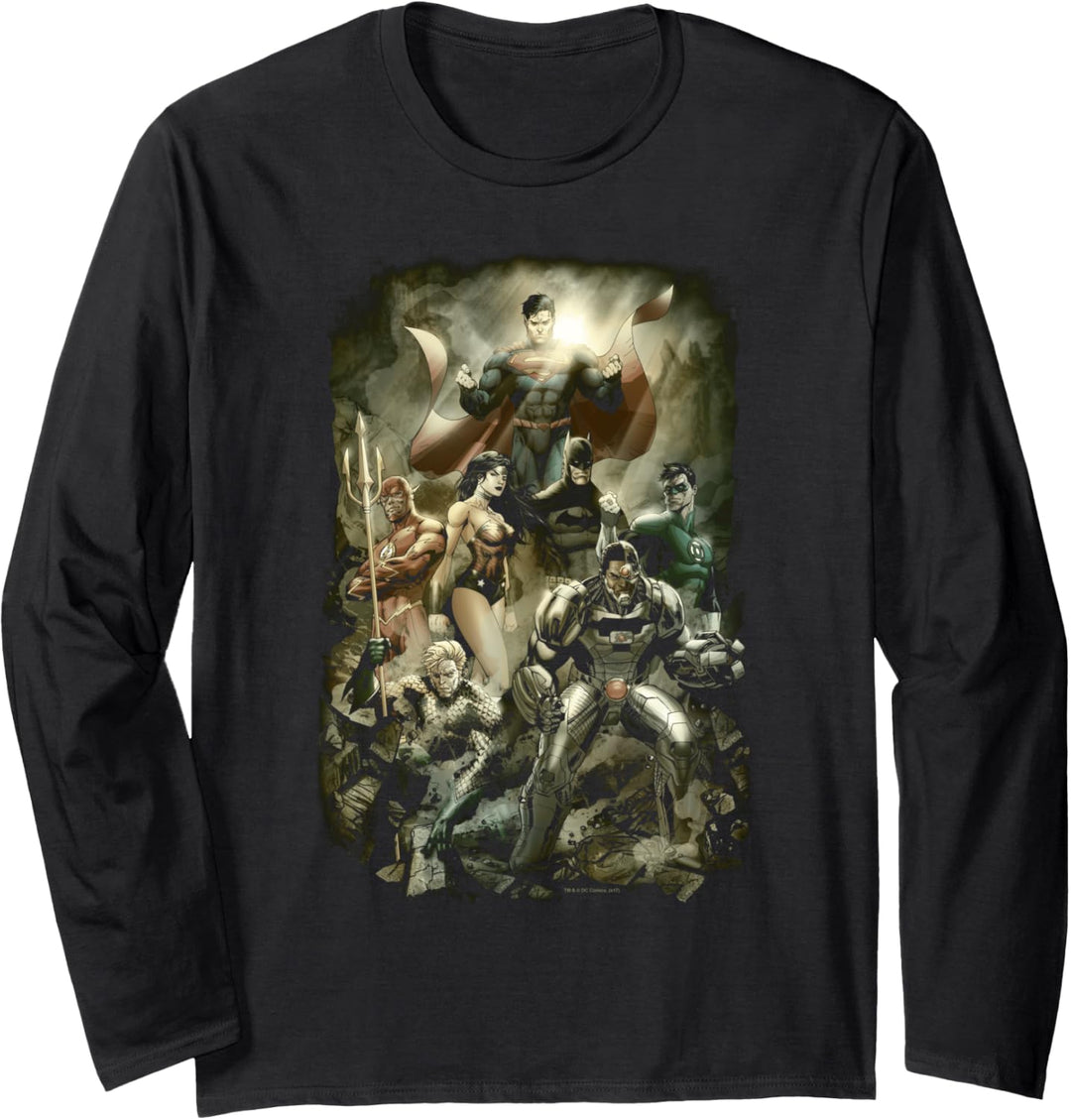 Justice League Aftermath Langarmshirt