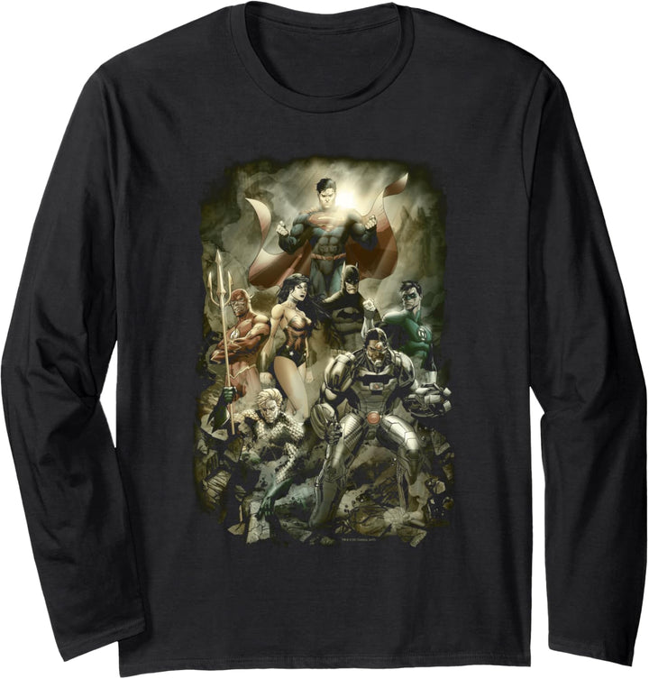 Justice League Aftermath Langarmshirt
