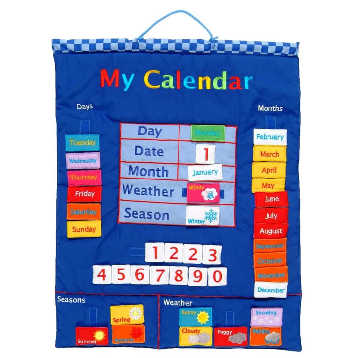 Fiesta Crafts My Calendar Blue Wall Hanging