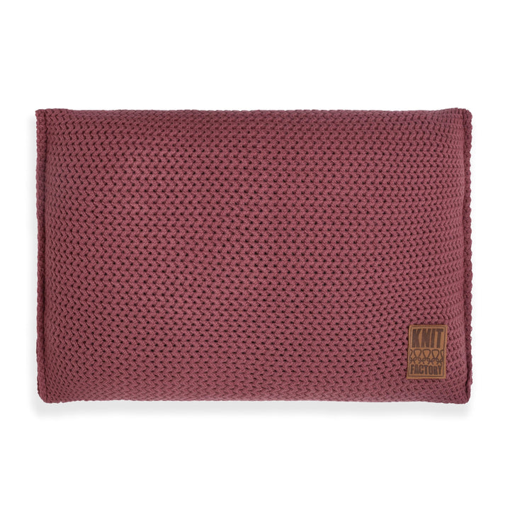 KNIT FACTORY - Maxx Kissen - Stone Red - 60x40 cm 60x40 cm Stone Red, 60x40 cm Stone Red