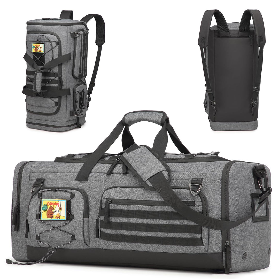 50L Herren Sporttasche mit Nass- & Schuhfach Rucksack 3 in 1 Reisetasche Handgepäck Sport Duffel Tas