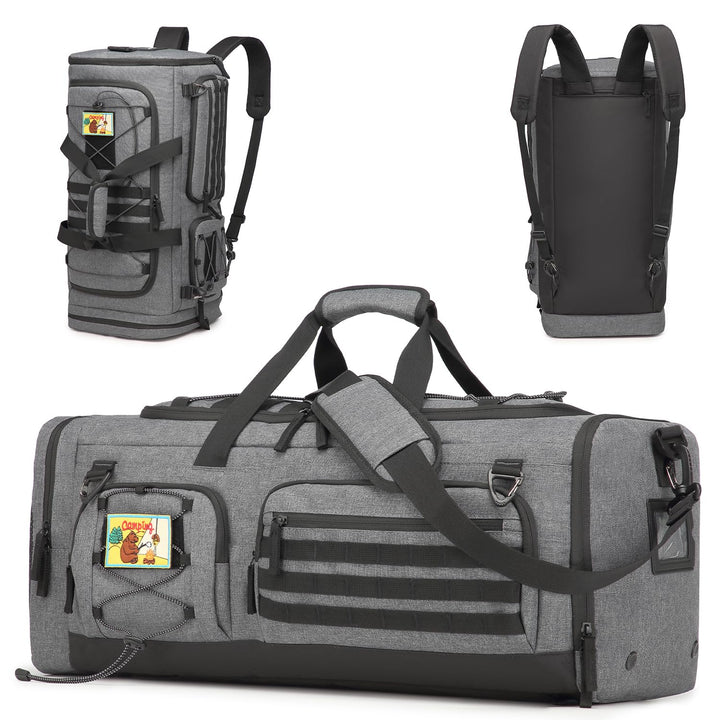 50L Herren Sporttasche mit Nass- & Schuhfach Rucksack 3 in 1 Reisetasche Handgepäck Sport Duffel Tas