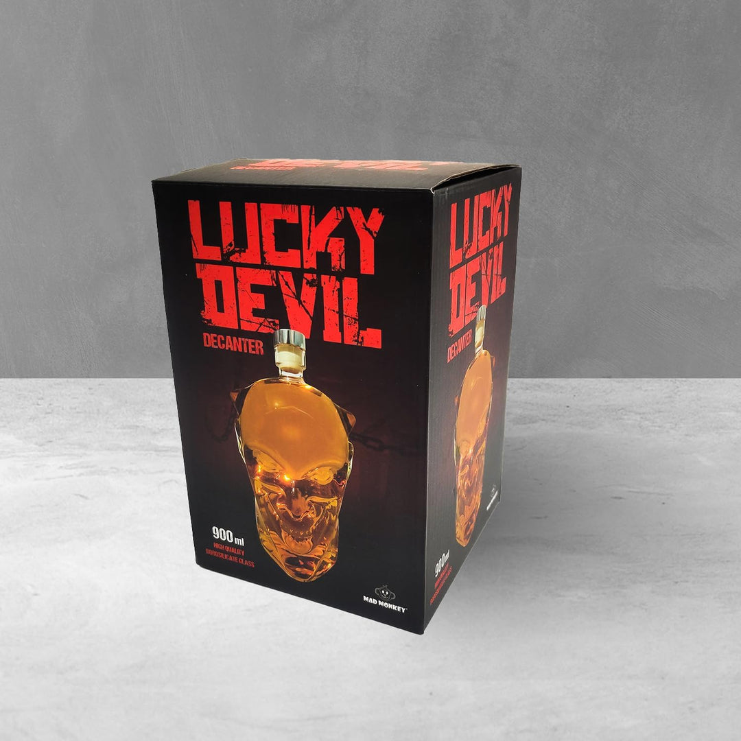 Teufel Dekanter - Glaskaraffe im Lucifer Stil - Mad Monkey